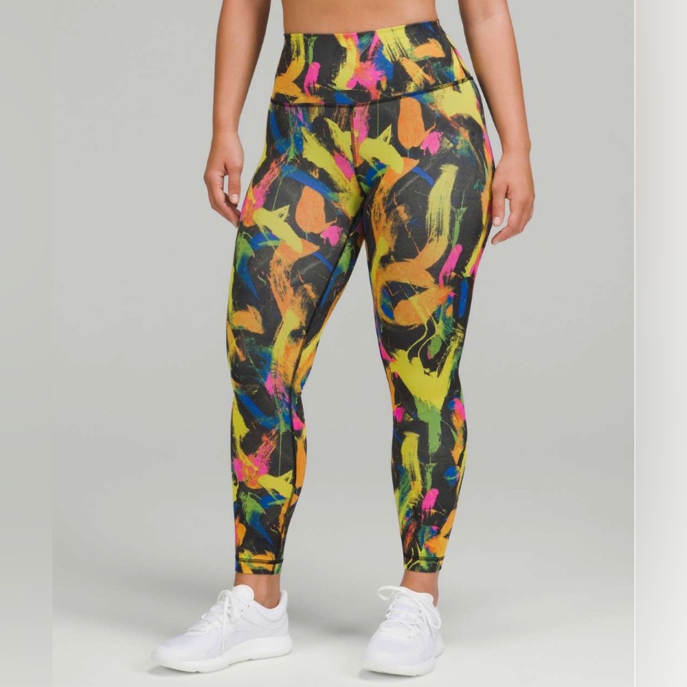 #091 NWT Lululemon Wunder Train, Contour Fit, HR Leggings, 25” inseam, sz 2
